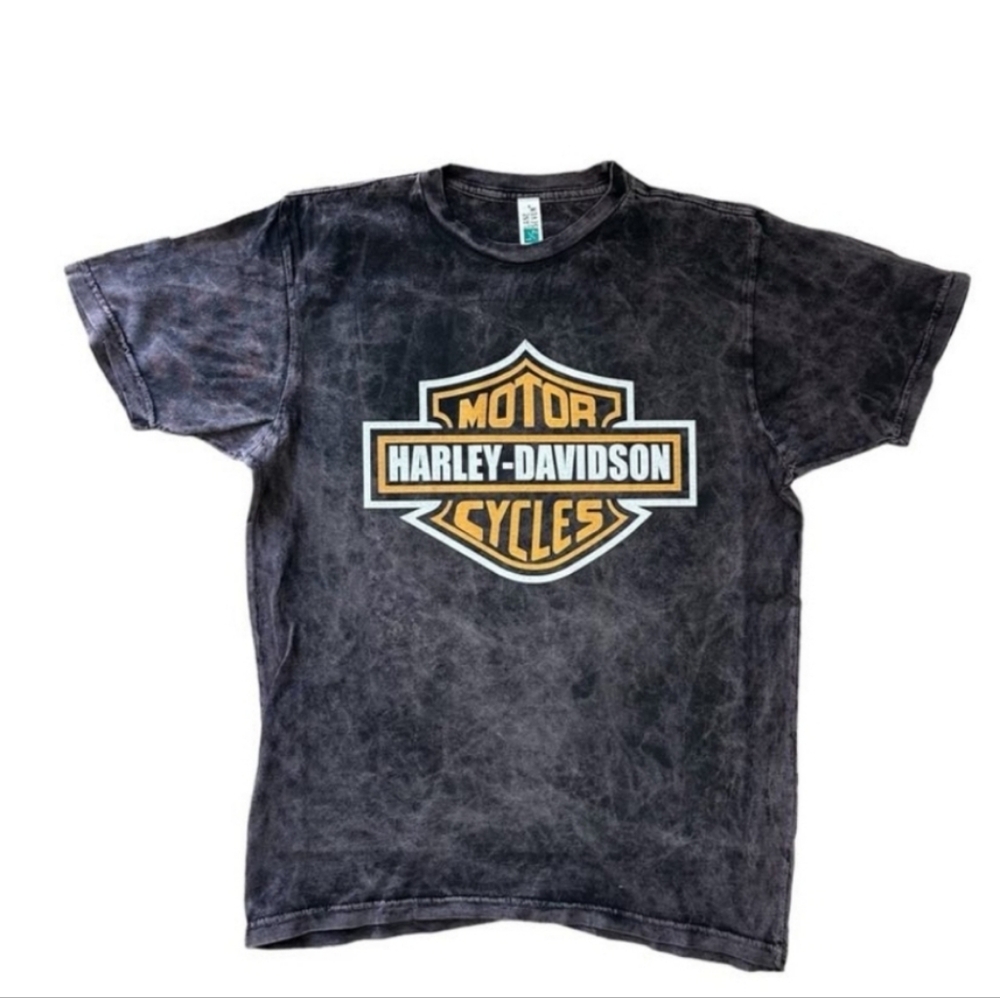 NEW Harley-Davidson Black Short Sleeve Tee with Iconic Logo